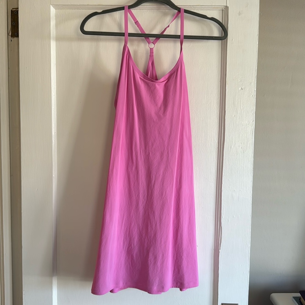 Outdoor Voices The Exercise Women's Dress in Primrose Pink Size Large